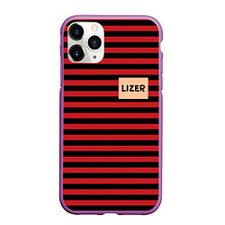 Чехол iPhone 11 Pro матовый LIZER: My Soul, цвет: 3D-фиолетовый
