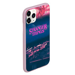 Чехол iPhone 11 Pro матовый Stranger Things: Pink Heaven, цвет: 3D-розовый — фото 2