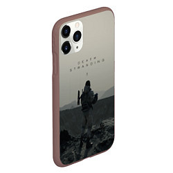 Чехол iPhone 11 Pro матовый Death Stranding, цвет: 3D-коричневый — фото 2