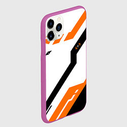 Чехол iPhone 11 Pro матовый CS:GO Asiimov Light, цвет: 3D-фиолетовый — фото 2