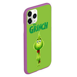 Чехол iPhone 11 Pro матовый The Grinch, цвет: 3D-фиолетовый — фото 2