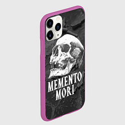 Чехол iPhone 11 Pro матовый Memento Mori, цвет: 3D-фиолетовый — фото 2
