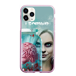 Чехол iPhone 11 Pro матовый I-ZOMBIE large, цвет: 3D-розовый