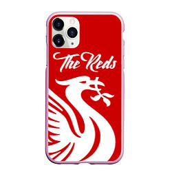 Чехол iPhone 11 Pro матовый The Reds, цвет: 3D-розовый