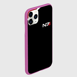 Чехол iPhone 11 Pro матовый MASS EFFECT N7, цвет: 3D-фиолетовый — фото 2