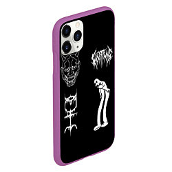 Чехол iPhone 11 Pro матовый Ghostemane: Mercury Sign, цвет: 3D-фиолетовый — фото 2