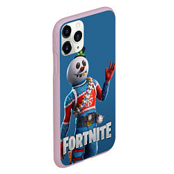 Чехол iPhone 11 Pro матовый FORTNITE, цвет: 3D-розовый — фото 2