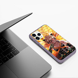 Чехол iPhone 11 Pro матовый Fire Academia, цвет: 3D-серый — фото 2