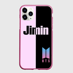 Чехол iPhone 11 Pro матовый BTS Jimin, цвет: 3D-малиновый