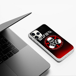 Чехол iPhone 11 Pro матовый 30 Seconds to Mars, цвет: 3D-белый — фото 2