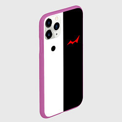 Чехол iPhone 11 Pro матовый MONOKUMA Eyes, цвет: 3D-фиолетовый — фото 2
