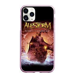 Чехол iPhone 11 Pro матовый Alestorm: Golden Ship, цвет: 3D-розовый