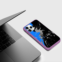 Чехол iPhone 11 Pro матовый Makoto Yuki: Persona 5, цвет: 3D-фиолетовый — фото 2