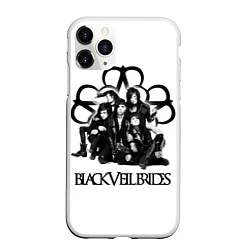 Чехол iPhone 11 Pro матовый Black Veil Brides: Knives and Pens