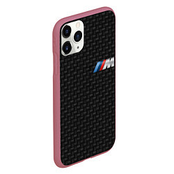 Чехол iPhone 11 Pro матовый BMW, цвет: 3D-малиновый — фото 2