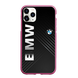 Чехол iPhone 11 Pro матовый BMW: Steel Line