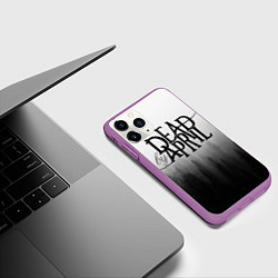 Чехол iPhone 11 Pro матовый Dead by April, цвет: 3D-фиолетовый — фото 2