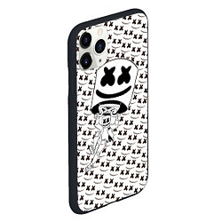 Чехол iPhone 11 Pro матовый Marshmello King, цвет: 3D-черный — фото 2