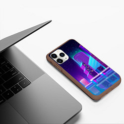 Чехол iPhone 11 Pro матовый Neon Nights, цвет: 3D-коричневый — фото 2
