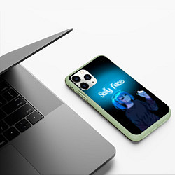 Чехол iPhone 11 Pro матовый Sally Face, цвет: 3D-салатовый — фото 2