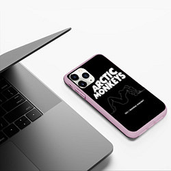 Чехол iPhone 11 Pro матовый Arctic Monkeys: Do i wanna know?, цвет: 3D-розовый — фото 2