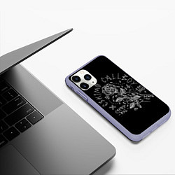 Чехол iPhone 11 Pro матовый Eskimo Callboy: Est 2010, цвет: 3D-светло-сиреневый — фото 2