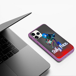 Чехол iPhone 11 Pro матовый Sally Face: Rock Star, цвет: 3D-фиолетовый — фото 2