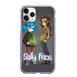 Чехол iPhone 11 Pro матовый Sally Face: Friends, цвет: 3D-светло-сиреневый