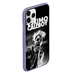 Чехол iPhone 11 Pro матовый Eskimo Callboy, цвет: 3D-серый — фото 2