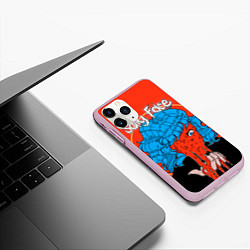 Чехол iPhone 11 Pro матовый Sally Face: Bloody Horror, цвет: 3D-розовый — фото 2