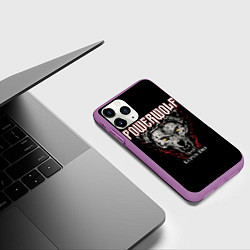 Чехол iPhone 11 Pro матовый Powerwolf: Lupus Dei, цвет: 3D-фиолетовый — фото 2