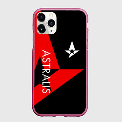 Чехол iPhone 11 Pro матовый Astralis: Cybergaming, цвет: 3D-малиновый