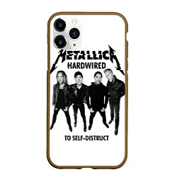 Чехол iPhone 11 Pro матовый Metallica: Hardwired, цвет: 3D-коричневый