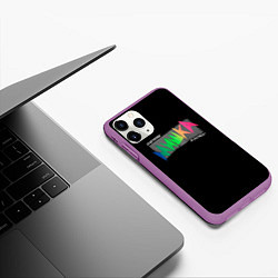 Чехол iPhone 11 Pro матовый Mishka NYC x Tessa Violet, цвет: 3D-фиолетовый — фото 2