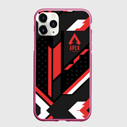 Чехол iPhone 11 Pro матовый Apex Cyrex, цвет: 3D-малиновый