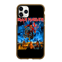 Чехол iPhone 11 Pro матовый Iron Maiden: Great Britain Warriors