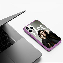 Чехол iPhone 11 Pro матовый FACE: Slime, цвет: 3D-фиолетовый — фото 2