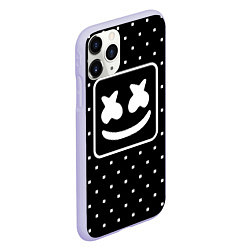 Чехол iPhone 11 Pro матовый Marshmelo Black, цвет: 3D-светло-сиреневый — фото 2