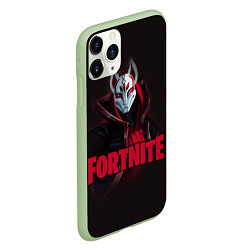 Чехол iPhone 11 Pro матовый Fortnite, цвет: 3D-салатовый — фото 2