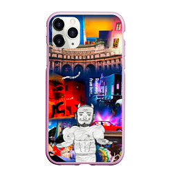 Чехол iPhone 11 Pro матовый Runaway, цвет: 3D-розовый