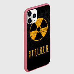Чехол iPhone 11 Pro матовый STALKER: Radioactive, цвет: 3D-малиновый — фото 2