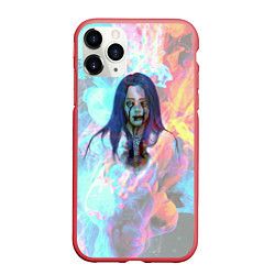 Чехол iPhone 11 Pro матовый Billie Eilish Dark