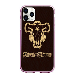 Чехол iPhone 11 Pro матовый Black Clover, цвет: 3D-розовый