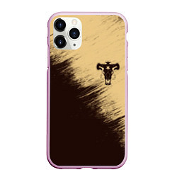 Чехол iPhone 11 Pro матовый Black Clover, цвет: 3D-розовый