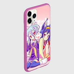 Чехол iPhone 11 Pro матовый No Game No Life, цвет: 3D-фиолетовый — фото 2
