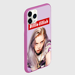 Чехол iPhone 11 Pro матовый Billie Eilish: Bored, цвет: 3D-фиолетовый — фото 2