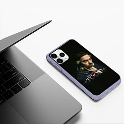 Чехол iPhone 11 Pro матовый Тодд, цвет: 3D-светло-сиреневый — фото 2