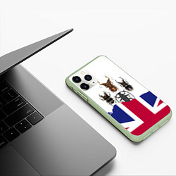 Чехол iPhone 11 Pro матовый The Beatles - fantasy, цвет: 3D-салатовый — фото 2