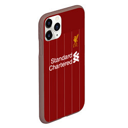 Чехол iPhone 11 Pro матовый Virgil van Dijk 19-20 форма, цвет: 3D-коричневый — фото 2