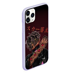 Чехол iPhone 11 Pro матовый SCARLXRD: Dark Man, цвет: 3D-светло-сиреневый — фото 2